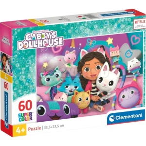 פאזל 60 חלקים בית הבובות של גבי