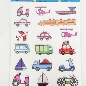 מדבקות עשר כלי תחבורה