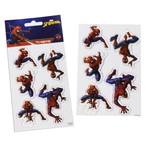 מדבקות ג'ל ספיידרמן