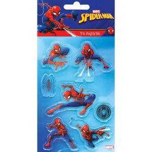 מדבקות ג'ל ספיידרמן