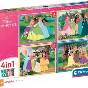 פאזל 4 ב 1 נסיכות 2025