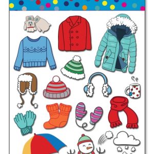 מדבקות עשר חורף