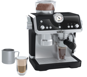 מכונת קפה דה לונגי DeLonghi עם אביזרים קאסדון