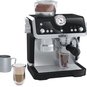 מכונת קפה דה לונגי DeLonghi עם אביזרים קאסדון