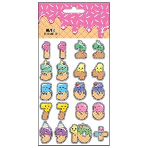 מדבקות מסגרת כסף מספרים