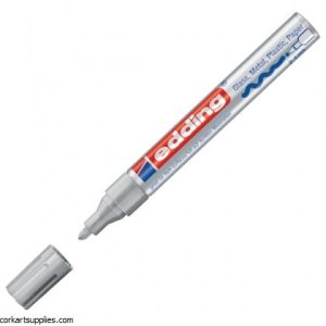 טוש פיינט 750 טיפ 2-4 מ"מ כסף אדינג edding