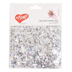 מילוי קונפטי לבלון בועה