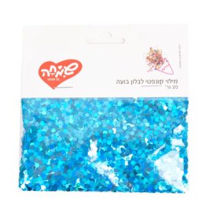מילוי קונפטי לבלון בועה