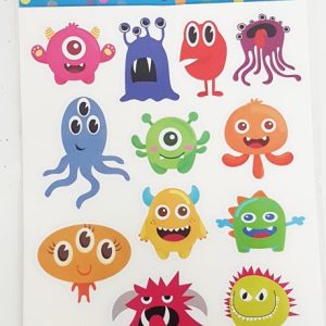 מדבקות עשר מפלצות