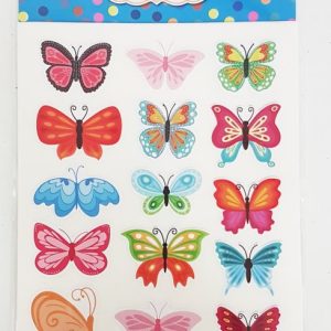 מדבקות עשר פרפרים