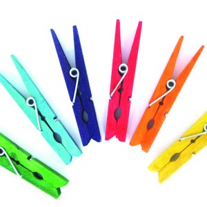 אטבים צבעוני 4.5/0.7 ס"מ 24 יח'