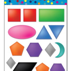 מדבקות עשר צורות צבעוניות