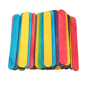 מקלות רופא צבעוני מעץ 200 גרם