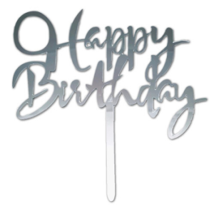 טופר לעוגה - Happy Birthday