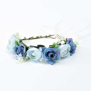 זר לראש תכלת