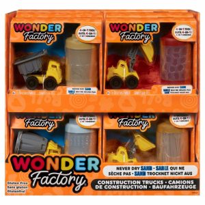 וונדר פקטורי - רכבי בנייה + חול קינטי