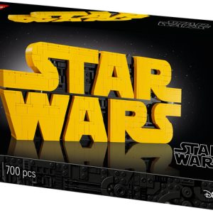 לגו מלחמת הכוכבים - לוגו Star Wars בנוי מלבנים — דגם 75407