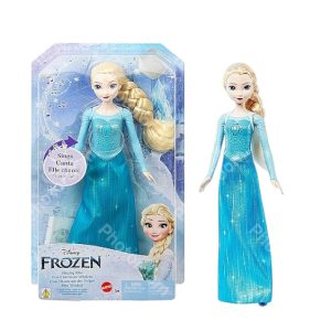 דיסני נסיכות - בובת אלזה שרה באנגלית