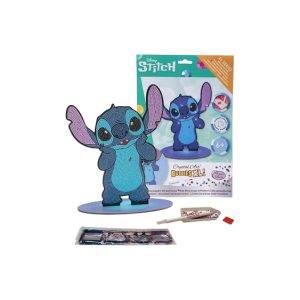 אומנות קריסטל - מעמד ענק מעץ סטיץ' - 25 ס"מ