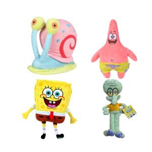 בוב ספוג - בובת בד סקווידוויד/בובספוג/פטריק/גארי