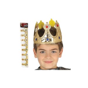 כתר מלך בד בשקית PVC עם כארד