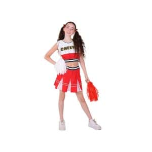 תחפושת מעודדת אדום לבן נוער שושי זוהר