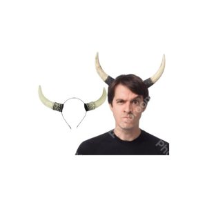 קשת שור קרניים מחומר PU איכותי על כארד