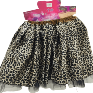 חצאית טוטו 40 ס"מ מנומר עם כארד וקולב