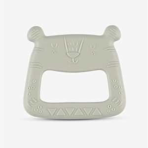 מוצרי תינוקות נשכן סיליקון מרובע ירוק