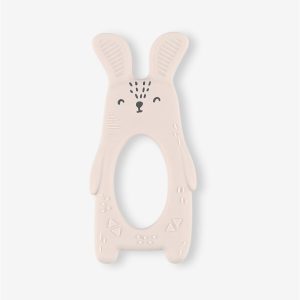 מוצרי תינוקות נשכן סיליקון עגול ורוד