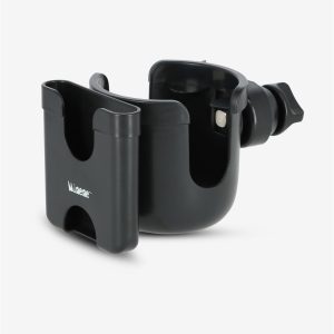 מוצרי תינוקות מעמד לבקבוק וטלפון לעגלת תינוק שחור