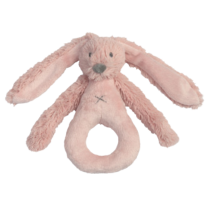 מוצרי תינוקות ריצ'י ארנב ורוד עתיק רעשן HAPPY HORSE