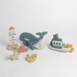 מוצרי תינוקות צעצועי אמבטיה כחול