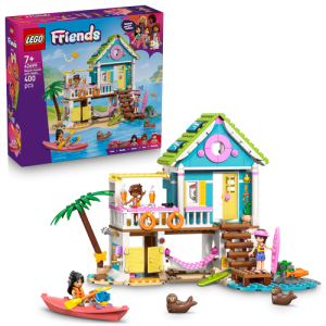 לגו חברות - בית על החוף עם כלבי ים דגם 42699