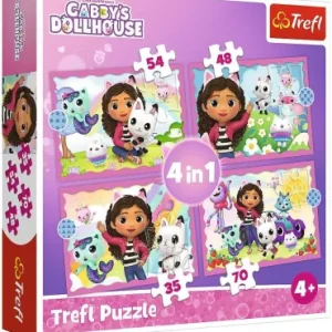 משחקי יצירה טראפל בית הבובות של גבי: עולם ההרפתקות של גבי 4IN1