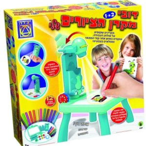 משחקי יצירה דובי מקרן הציורים שלי