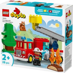 לגו דופלו - כבאית עם צינור וכבאי דגם 10473