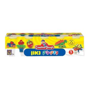 משחקי יצירה בצק-צ'יק נאון 5 מכלי בצק