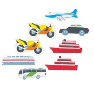 מדבקות סול כלי תחבורה 36 יח'