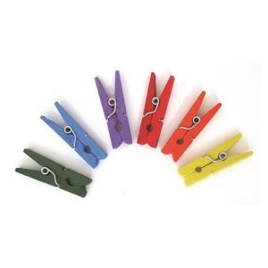 אטבים צבעוני 3/0.5 ס"מ 36 יח'