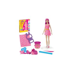 פליי-דו ברבי לבבות ושיער עם 2 מכלים 13 אביזרים