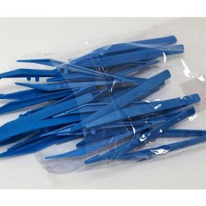 פינצטה פלסטיק 9 ס"מ 10 יח'