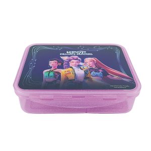 קופסת אוכל מחולקת 4 קליפסים קיי פופ