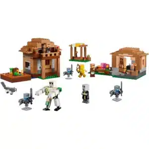 לגו מיינקראפט - מתקפת האיווקר על הכפר Minecraft דגם 21596