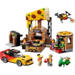 לגו סיטי - משלוח פיצה עם כלי רכב City דגם 60496