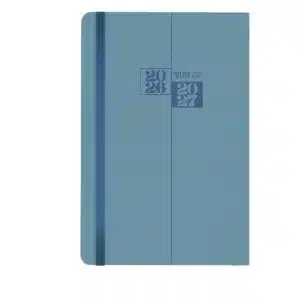דורנת יומןA5 פרימיום PU כחול 26