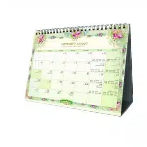דורנת לוח שנה שולחני גדול נגרין 26