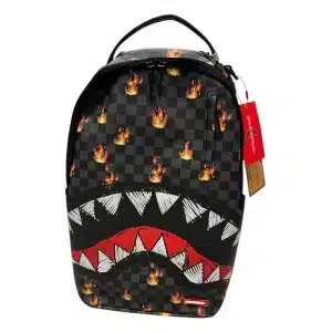 תיק ספרייגראונד 2026 SCRIBBLE FIRE CHECK BACKPACK