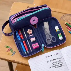 איך לארגן את הציוד כך שהילד ימצא הכל בקלות באמצע השיעור?