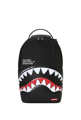 תיק יוקרתי ספרייגראונד 2026 SHARK CENTRAL BUBBLY BLACK – כריש מרכזי שחור בועות